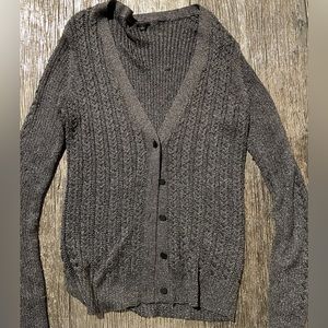 Ann Taylor silver sparkly sweater